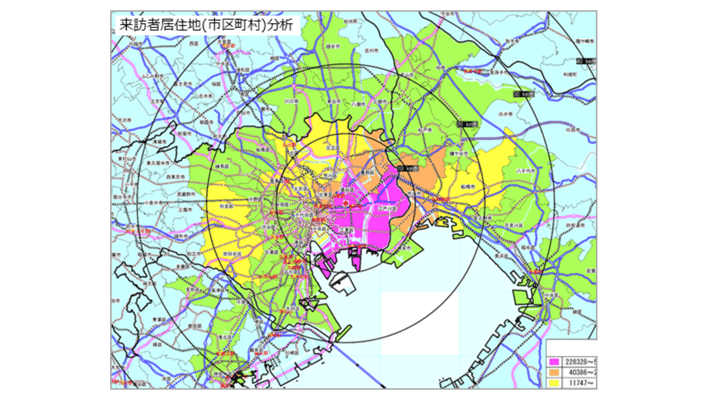 SC来訪者居住地分析